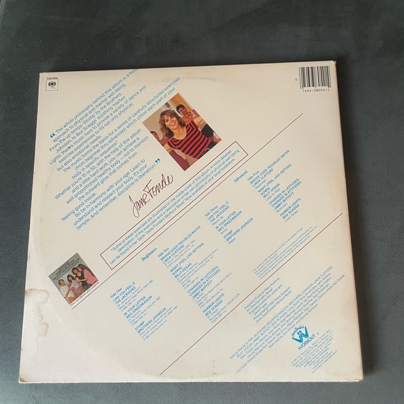 Jane Fonda’s workout vinyl record . Two record set . - Picture 10 of 12